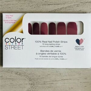 Color Street How You Dune? Red Shimmer- NIP